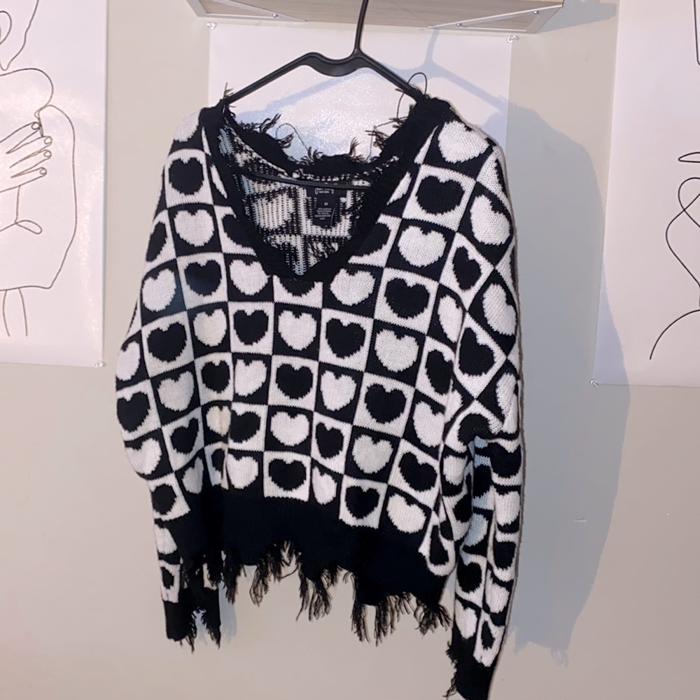 Just Polly (NY) M crop sweater